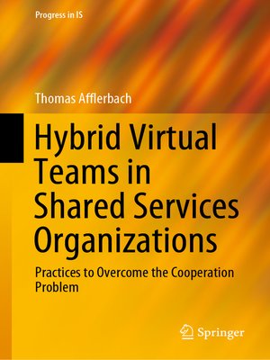 cover image of Hybrid Virtual Teams in Shared Services Organizations